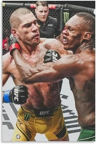 ZHOUJIU Póster de Alex Pereira (13) póster de boxeador (13) impresión de imagen, póster de arte de lienzo, obras de arte, idea de regalo, estética,