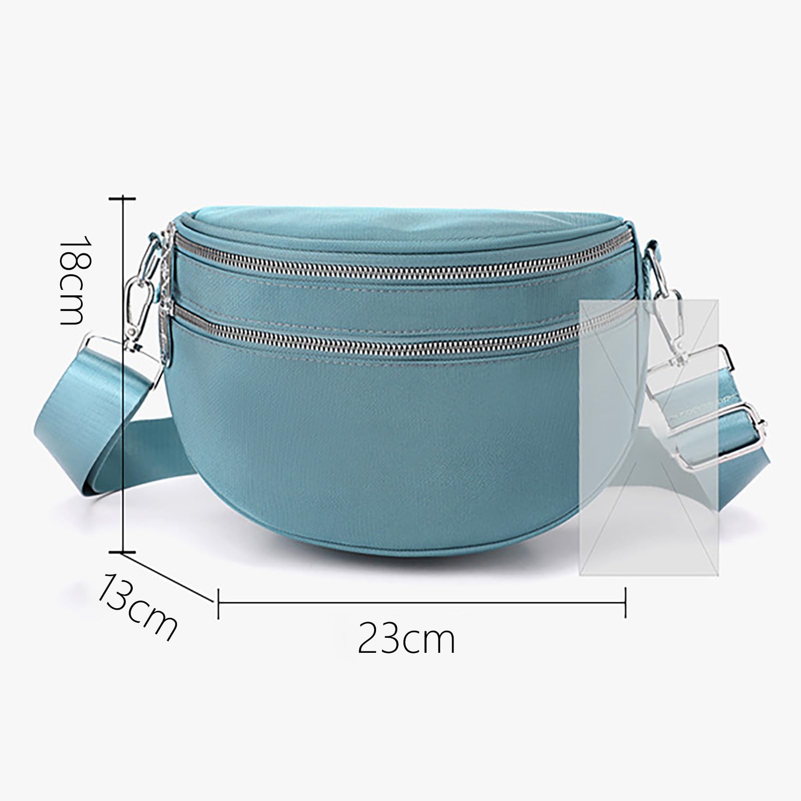 Mały Plecak Typu Crossbody Dla Kobiet I Mężczyzn, Torba Na Jedno Ramię Z Regulowanym Paskiem, Modny Uroczy