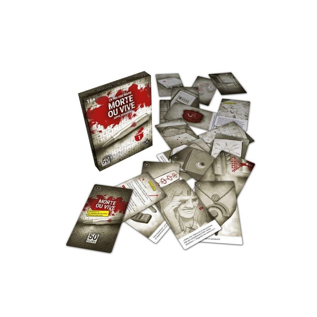 Blackrock 50 Clues: Season 2 - The Mary Trilogy - French Version NOR014SA, Grey / Red - Image 2