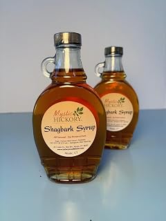 Turkeywoods Farm Shagbark Hickory Syrup, Two Bottle Set.