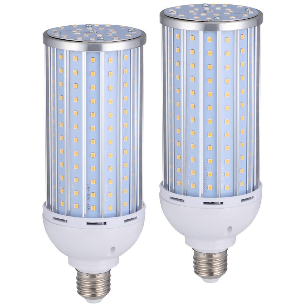 2 Stk. E27 LED-Maiskolbenlampen, 60W, 3000K warmweiß, AC 85-265V, für Schlafzimmer, Wohnzimmer, Restaurants, Cafés