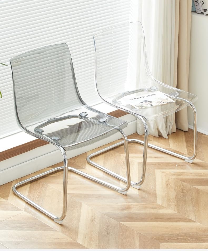 Amazon｜Cool Well ダイニングチェア アクリル椅子 食卓椅子 透明