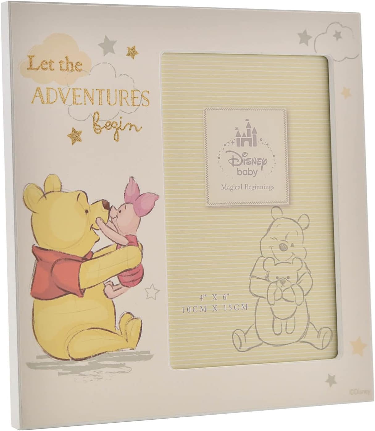 Winnie the Pooh and Piglet Photo Frame - 4x6