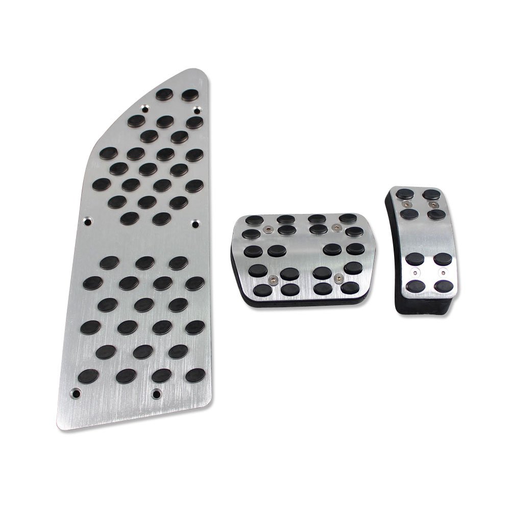 Drill-Free Aluminum Foot Rest Fuel Accelerate Brake at Pedals for Ford Kuga Escape 2013 2014 2015 2016 2017