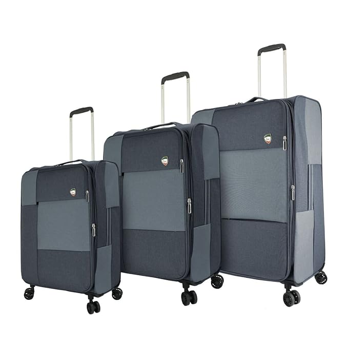 Buy Mia Toro M113403pcblk Italy Vasto Softside Spinner Luggage 3pc