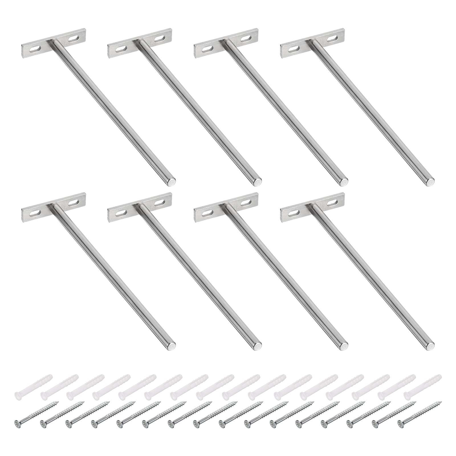 Supports d'étagère flottants de 20,3 cm pour créer une bibliothèque murale design
