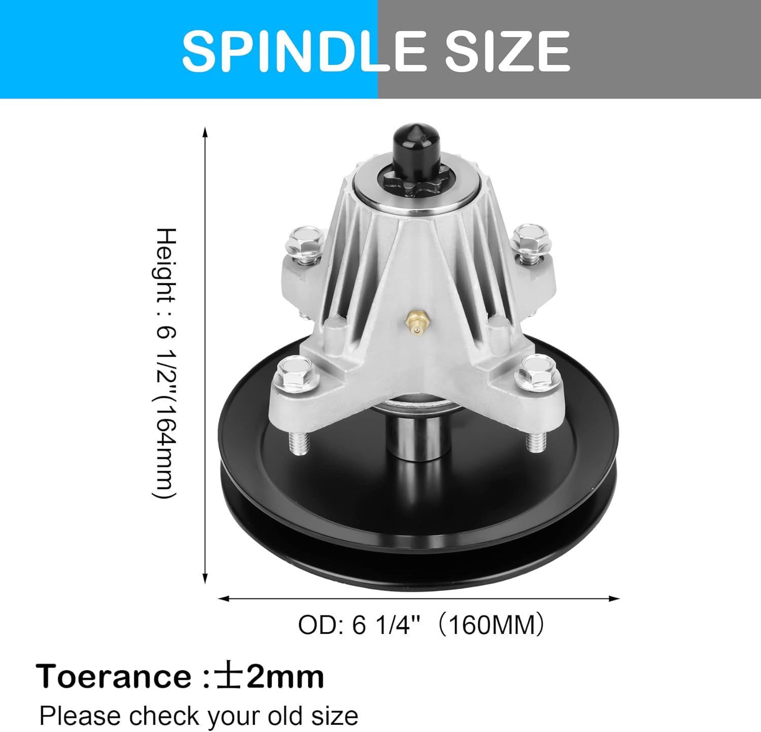 Deck Spindle Assembly Replaces 918-06977 Fits for MTD Cub Cadet 46 inch Deck XT1-LT46 XT2-LX46 KH KW FAB Mower 918-06977A 2 Pack