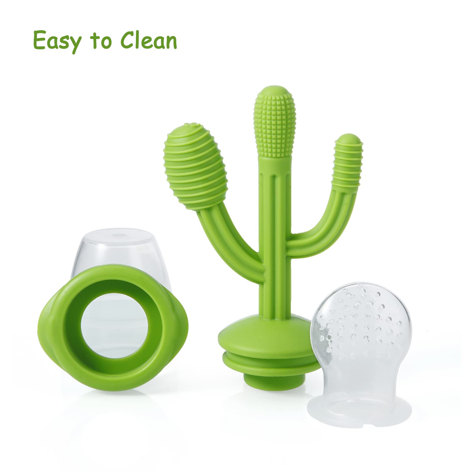 Stampini Silicone Per Ghiaccioli Fatti In Casa - Per Frutta, Latte Materno E Dentizione (Verde) - Foto 4