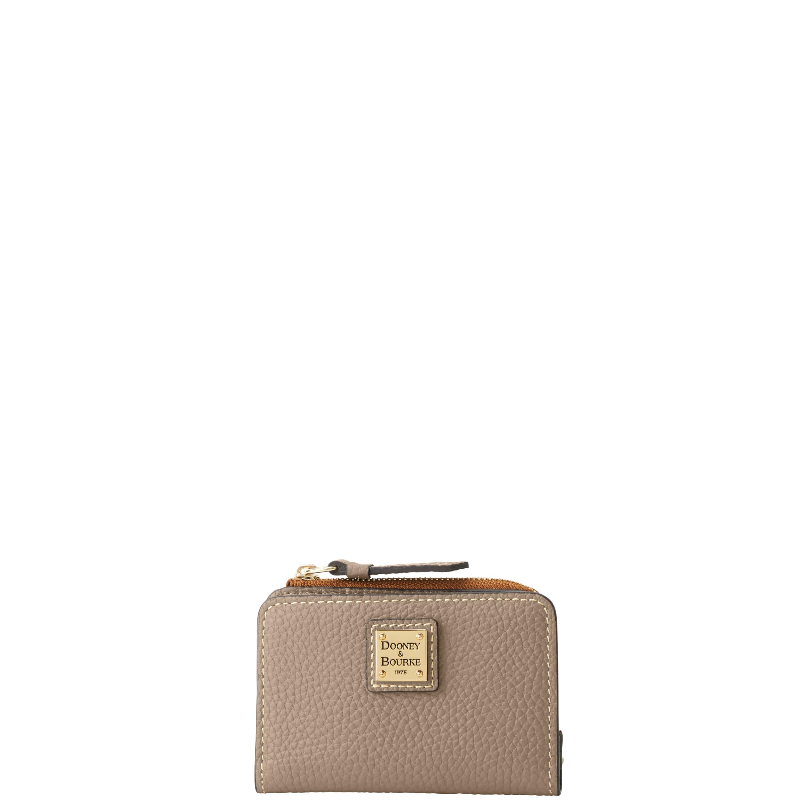 Dooney & Bourke Pebble Grain Zip Credit Card Wallet 12