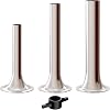 InnoMoon Sausage Stuffer Kit for KitchenAid plastic FGA Food Grinder Attachment, For Kitchen Aid Sausage Attachment, 3 Stainless Steel Stuffing Tubes Plus 1 Retainer Ring