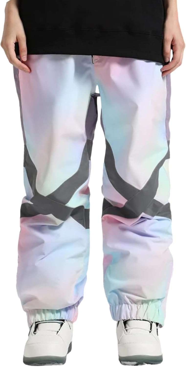 GSOU SNOW Womens Ski Pants Mens Snowboard Pants Waterproof Snow Pants for Winter Outdoor Sport Warm