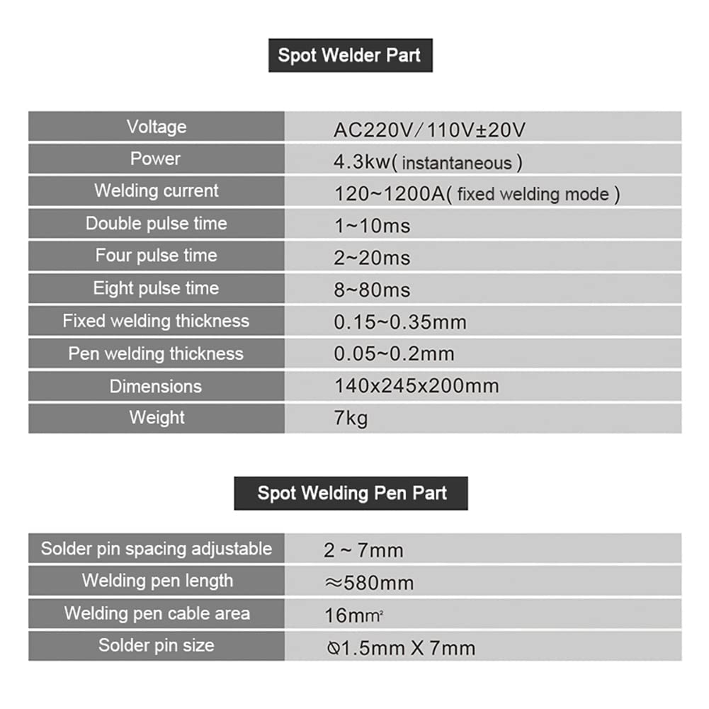 Saldatrice a batteria, saldatrice a punti a impulsi a induzione automatica da 0,35 mm, saldatrice a punti a batteria da 4,3 kW con penna di saldatura Stazione di saldatura a batteria per pacco batte