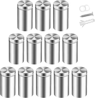 Standoff Screws, Sign Standoffs, Standoff Screws for Acrylic, Advertising Standoff Mount Metal, Sign Mounting Hardware, Sign Standoff Screws, Spacers & Standoffs, Stand Off Wall Mounts(0.6x1.18inch)