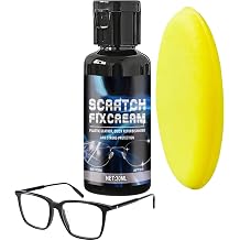Optical Lens Polish - 20ml Professional Scratch Remover, Advanced Eyeglass Lens Repair Compound, Multi Surface Polishing Solution | Complete Scratch Repair Kit for Eyeglasses Screens Watc