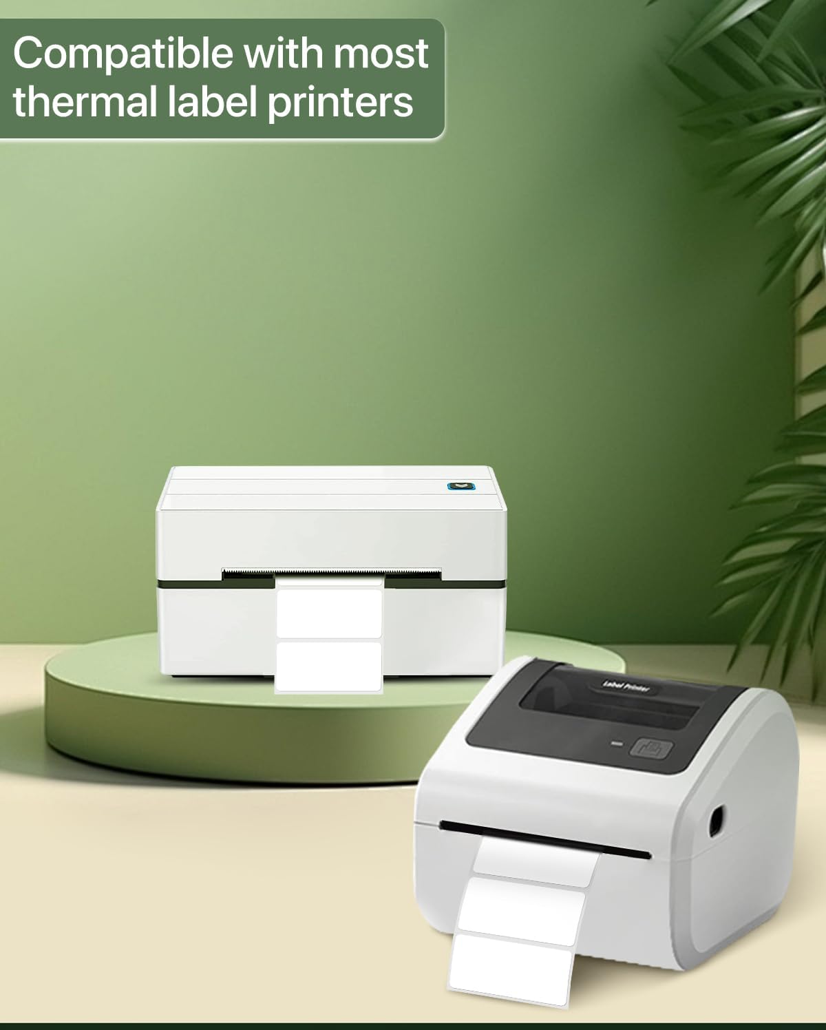 2×1 Inch Thermal Labels Sticker Self-Adhesive Label Paper White Direct Thermal Printer Stickers with Perforation Line 1000 Sheets/Roll - Image 4