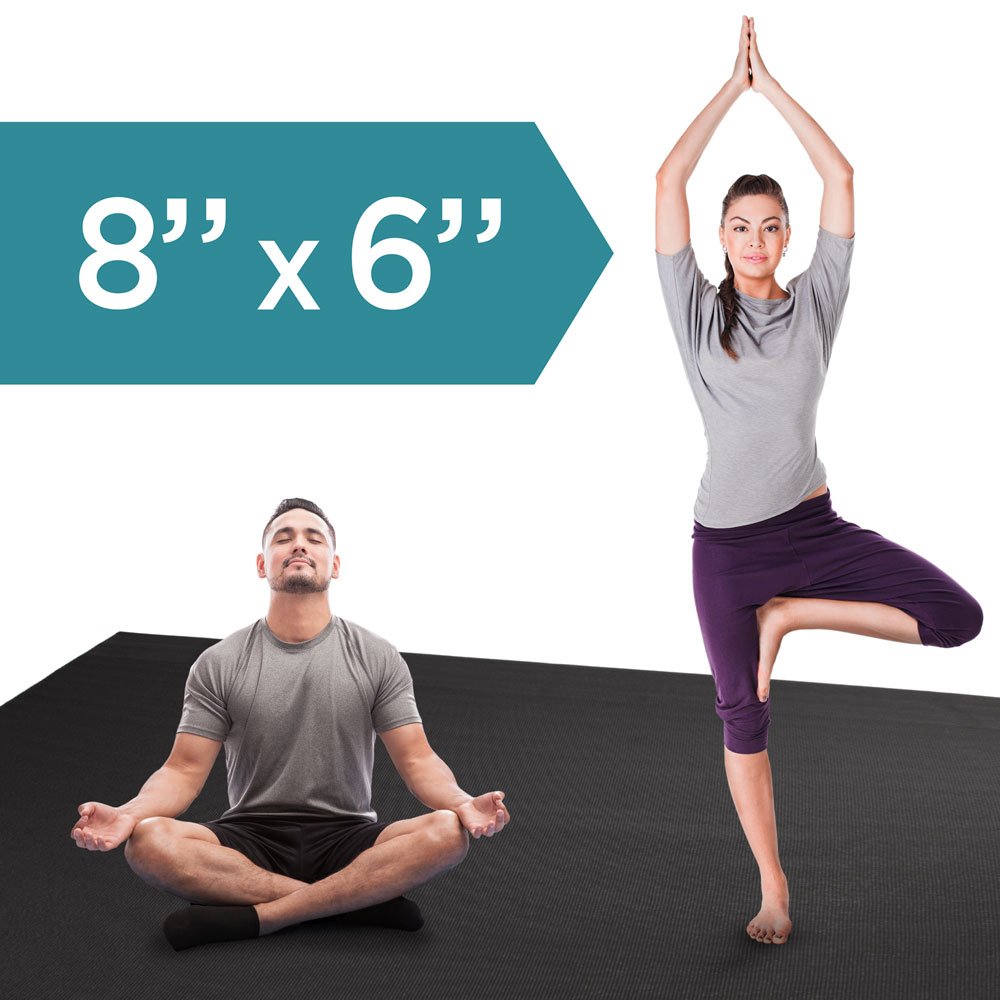 Crown Sporting Goods 8 x 6 'allenamenti, Extra Large per Yoga, casa Attrezzature da Palestra, Multiuso e allenamenti Cardio by