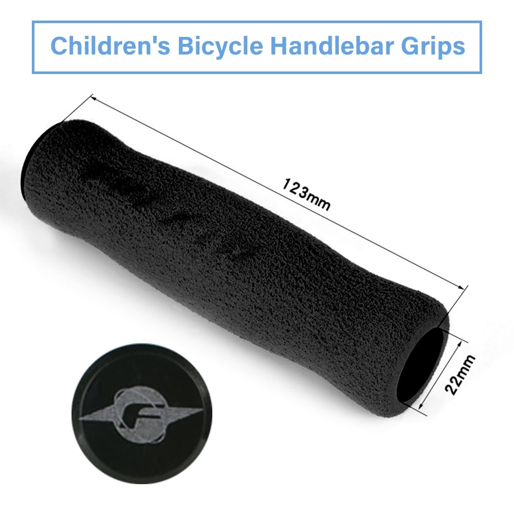 Rhys 2 Pezzi Impugnate Bici impugnature per Bicicletta in Spugna Antiscivolo Universal per Manubrio per Mountain Bike Scooter Elettrico