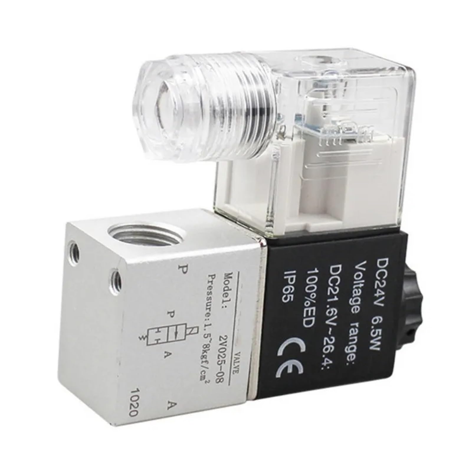 Vanne de régulation pneumatique 2V025-08 en 1/4 pouce pour stopper les fuites
