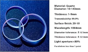 Laser Welding Cleaning Focusing Lens Dia.20mm for Handheld Welders welding gun accessories Protective lens Cleaning focus lens (D20*4.5-F800 1PC)