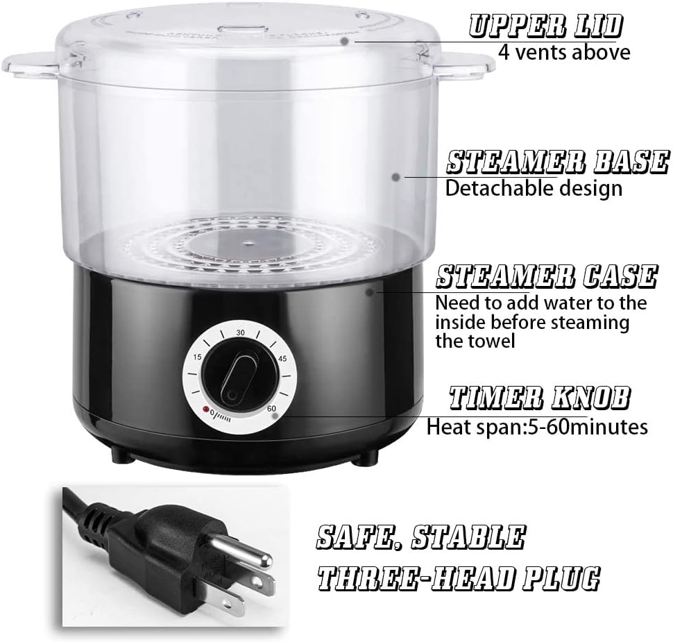 Cheapest 🛒 Mini Professional Personal Care Towel Heater and Towel Steamer. (Give away：8 towels)