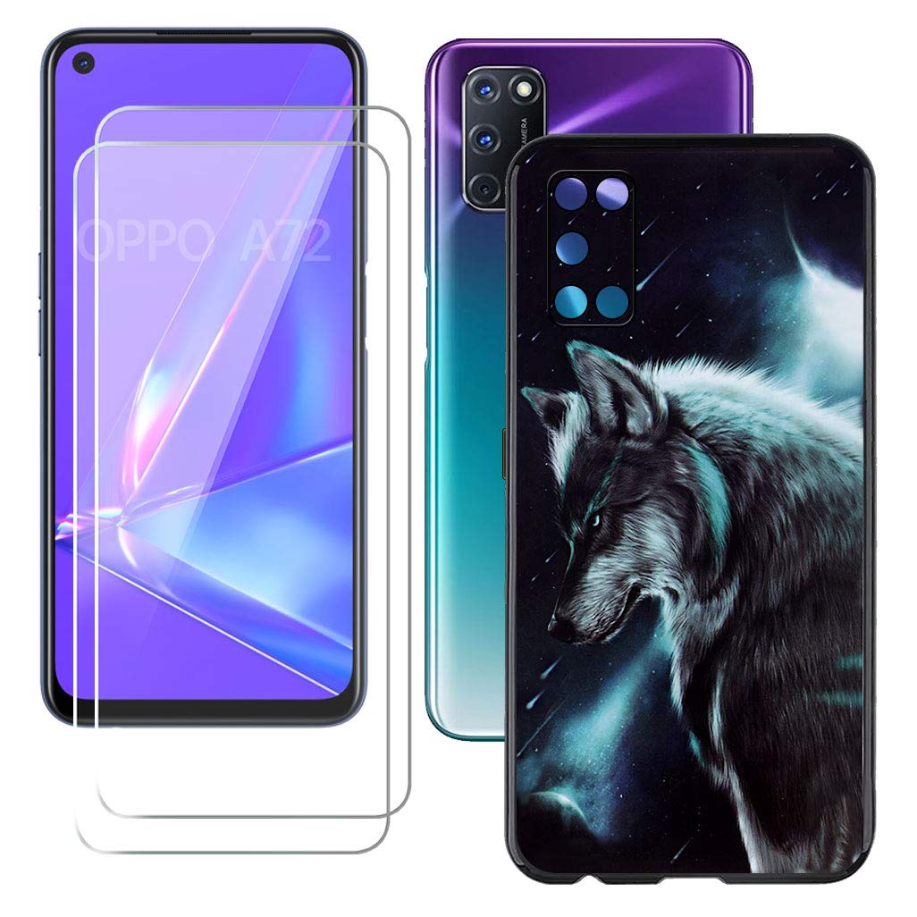 Kit Protezione Completo Per Oppo A72 – Cover TPU Morbida + Pellicola In Vetro Temperato, WMA13