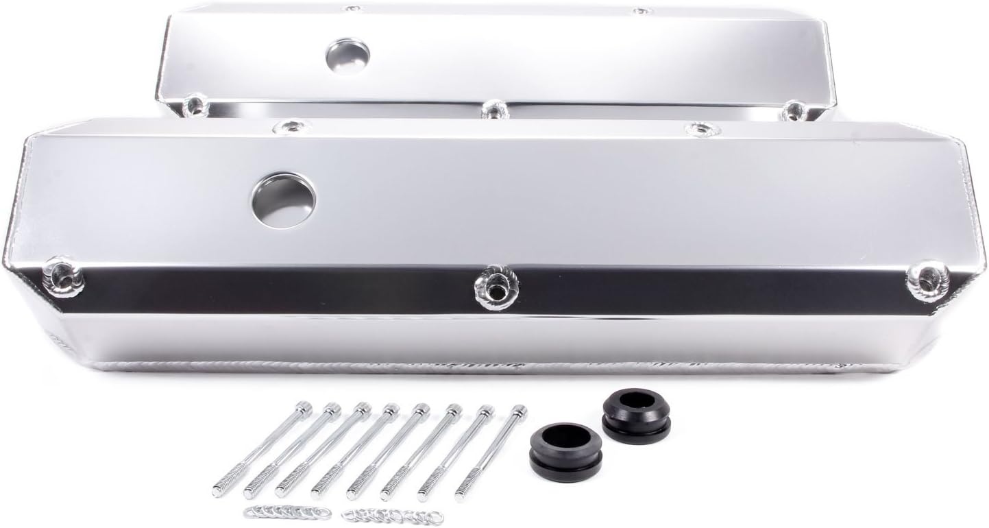 Racing Power Company R6246 Fabricated Anodized Aluminum Valve Cover for Small Block Chrysler