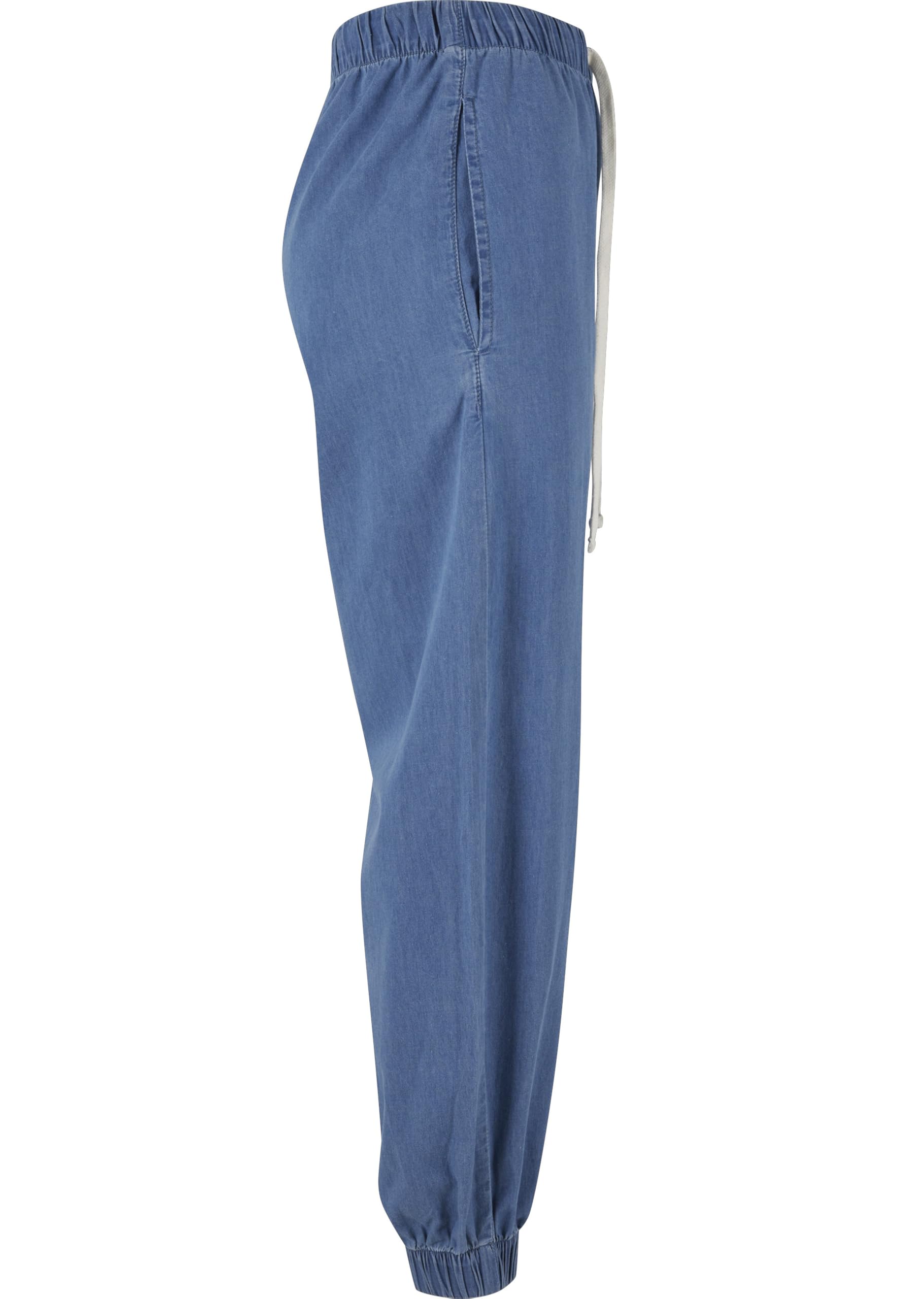 Urban Classics Damskie Spodnie Dresowe Light Denim - Spodnie Kobiety