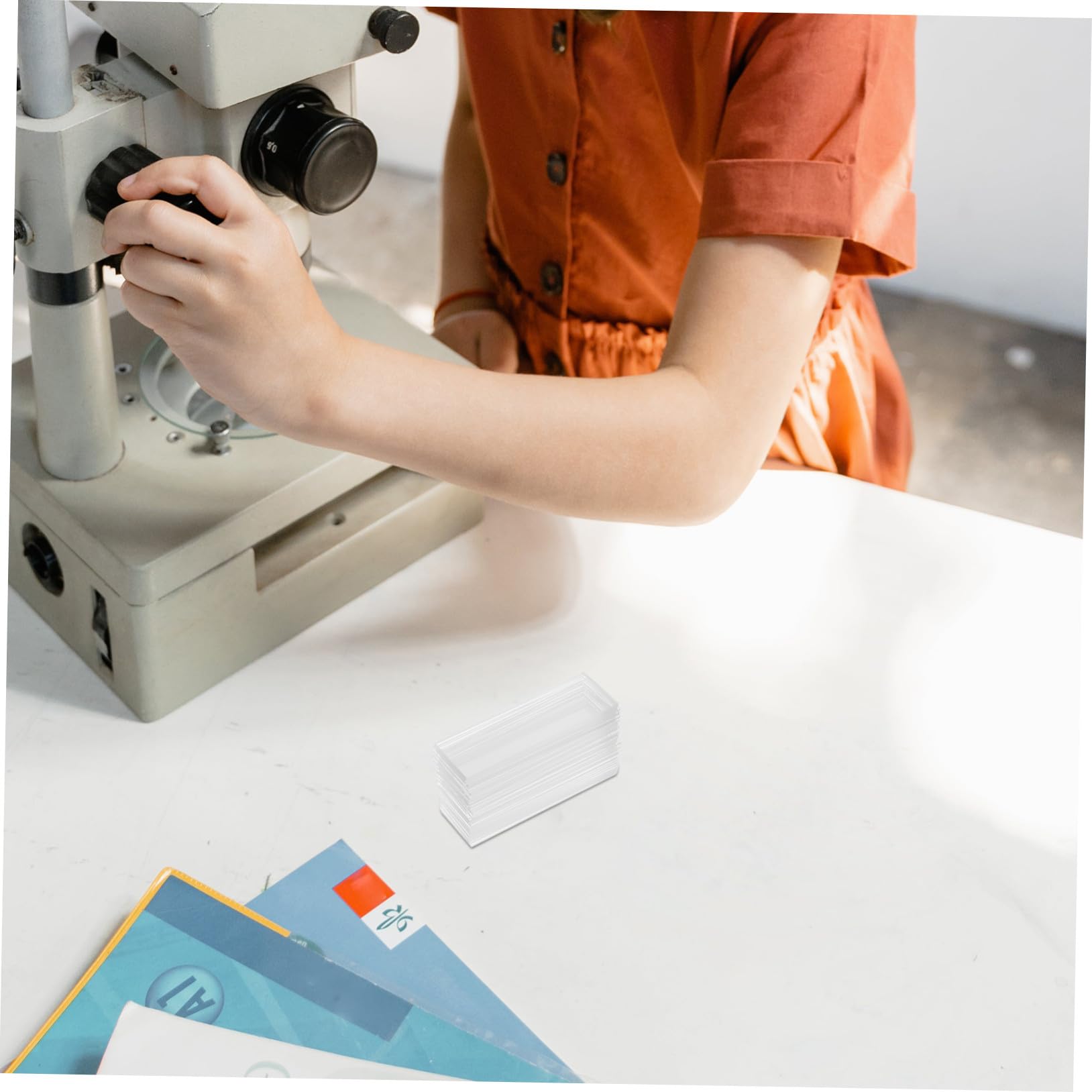 Ipetboom 200pezzi Vetrini per Microscopio da Pre-puliti Adatti per Laboratori Scientifici Studi Biologici e Esperimenti Scolastici Elevata Trasparenza e Stabilità Chimica