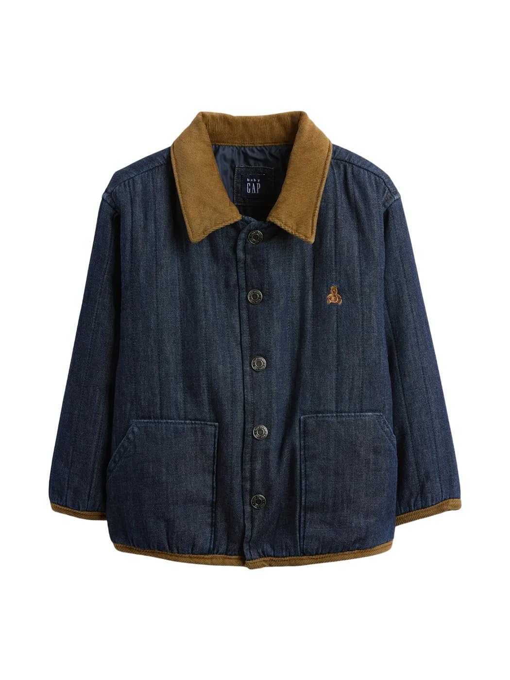 

                                                    GAP Baby Boys Quilted Denim Barn Jacket Medium Was
