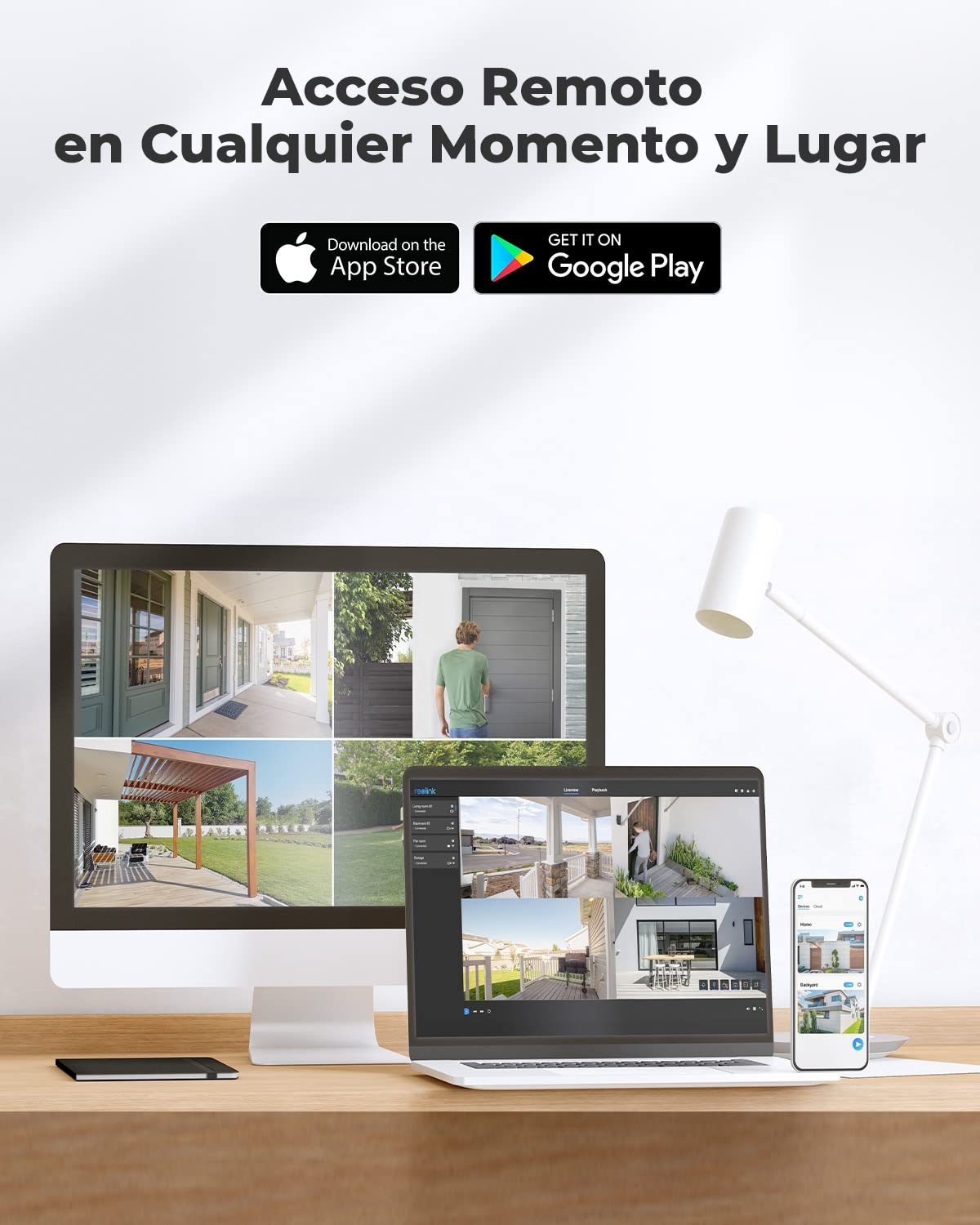 Reolink 5MP PoE Camara Vigilancia Exterior con Detección Personas/Vehículos IP Domo Cámara Seguridad IP67 Impermeable, Grabación de Audio, con Ranura para Tarjeta SD RLC-520A