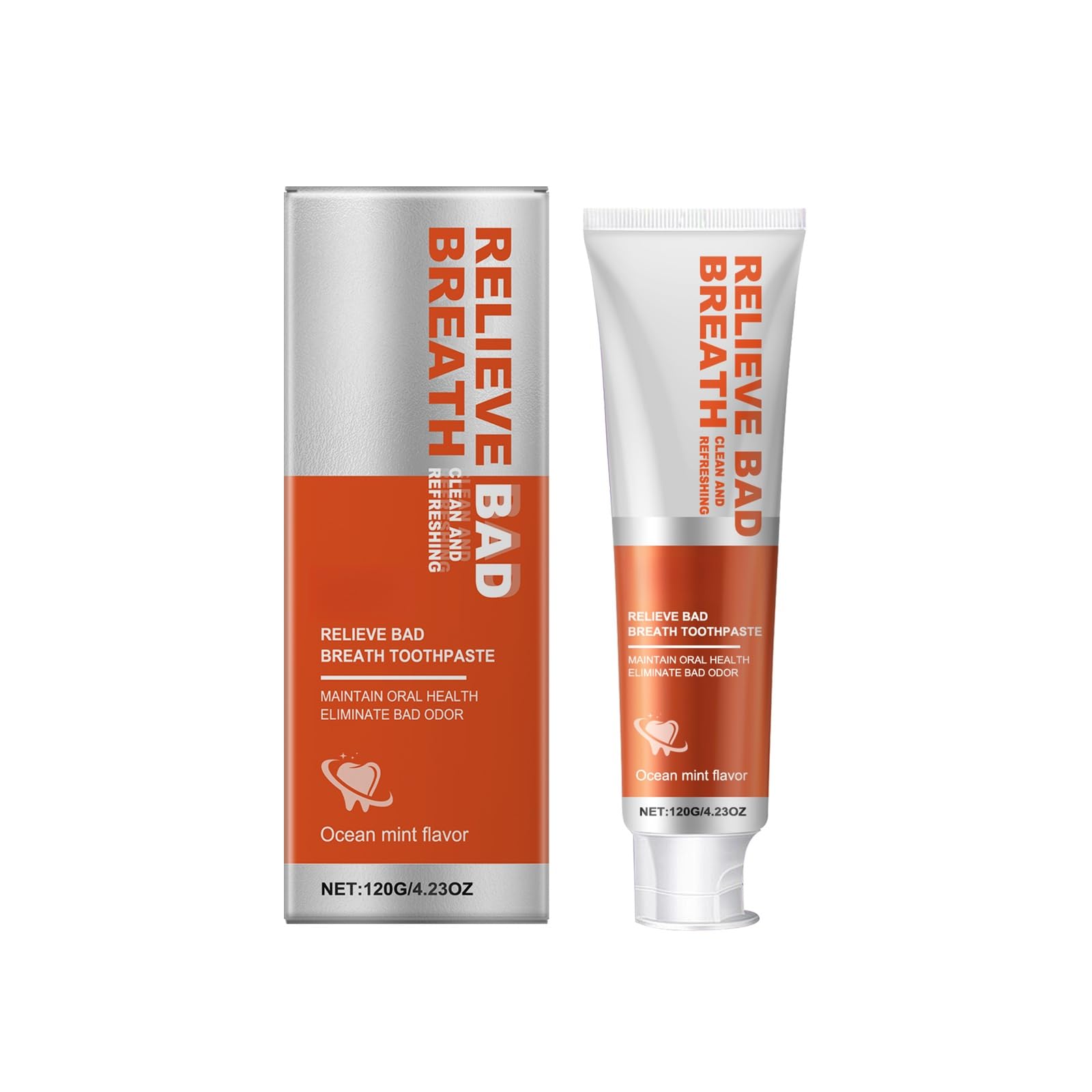 Dentifricio delicato e pulito con estratto di gelsomino e vitamina C for gengive sensibili, alito fresco alla menta, cura dello smalto, sbiancante - 6 once(3pcs)