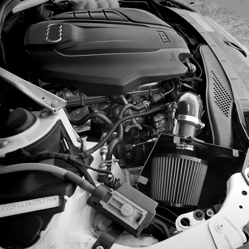 INTAKEKAI Performance Cold Air Intake (Compatible with 2015-2025 AUDI A4 A5 B9 2.0L TURBOCHARGED Models) (BLACK FILTER)