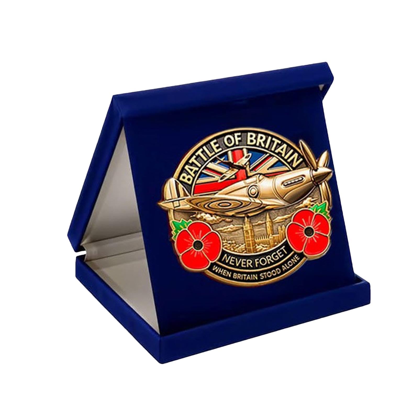 GenericBattle of Britain Commemorative Badge, 1940 Never Forget Decorations, Memorial Veterans Pins Accessories for Suit, for Men