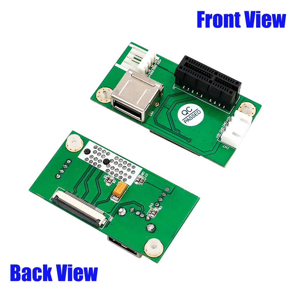 NGFF M.2 to PCI-E Riser Card with USB -3