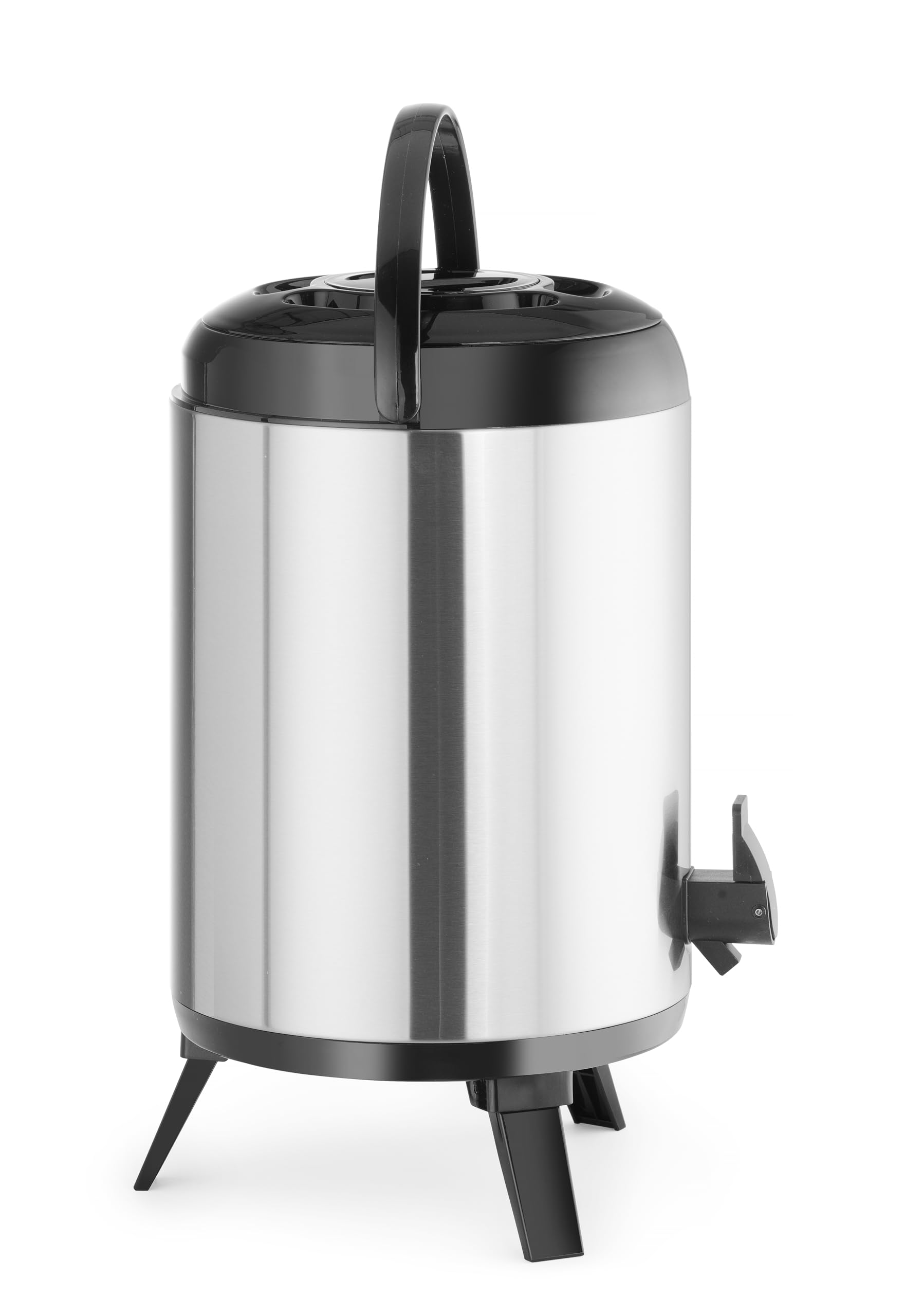 HENDI Distributore acqua calda e fredda portatile, 9L, acciaio inox, -10° a 100°C, ø226x350mm