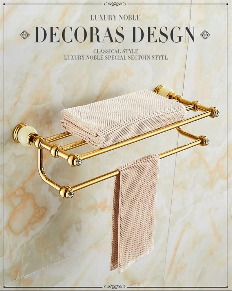 Towel Rails, Towel Rack Brass Bath & Jade Towel Rack/Bar, Towel Shelf Towel Bathroom Hardware