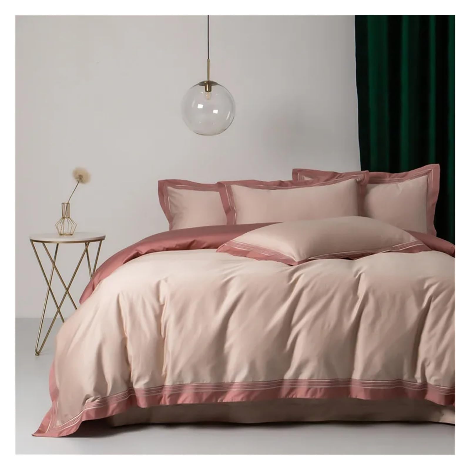 Sbcgfy D Cotton Be Linens 1000Tc Queen King Size Uvet Cover Quilt Cover Comforter Bedding Sets Comfortable Bedding, Bedspreads,-Queen Size 4 Pcs