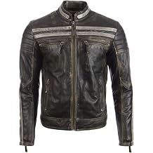 Aviatrix Mens Real Leather Special Retro Fashion Jacket 4W9C