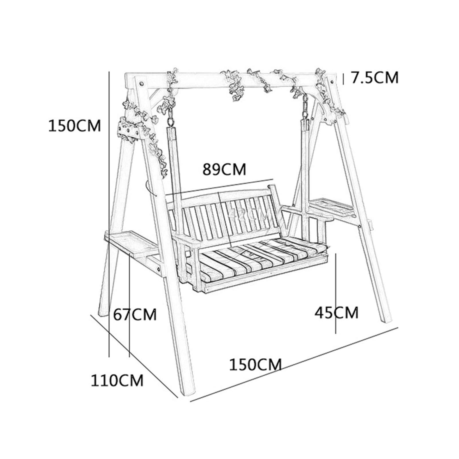 Columpio De Patio con Soporte - para Jardín, Patio, Columpio, Muebles De Exterior, Columpio De Patio, Sillón De Exterior, Columpio De Exterior, Banco
