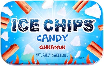 Ice Chips Hand Crafted Candy Tin Cinnamon - 1.76 oz