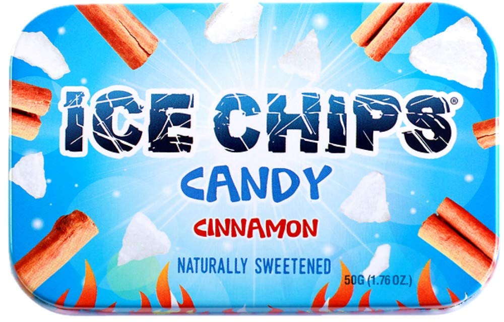 Ice Chips Hand Crafted Candy Tin Cinnamon - 1.76 oz