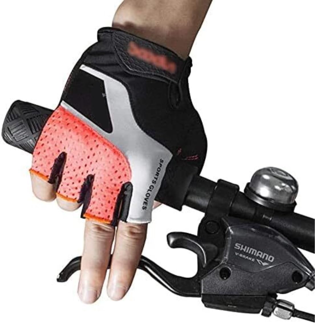 Guantes De Bicicleta De Montaña Guantes Para Hombres Guantes De Levantamiento De Pesas Ventilados Con Muñequeras Incorporadas Palma Completa