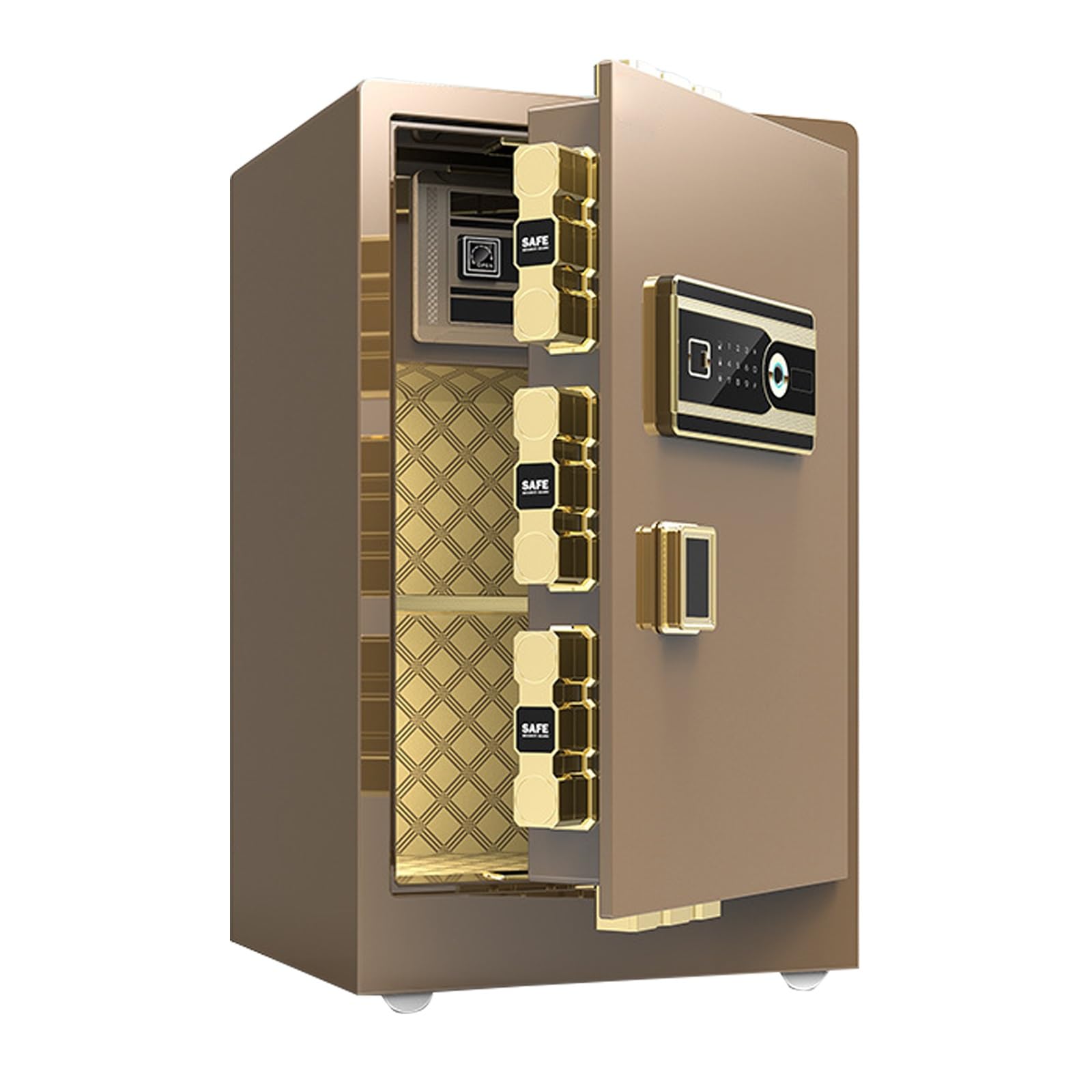 IEOWY Biometric Safe - Fireproof Digital Security Box for Home, Office, Documents, Jewelry, Money, Guns, and Ammunition