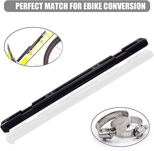 Miniatura 8 de DRIFT MANIAC Kit de conversión Ebike para adaptador de batería, montaje en bastidor, aluminio negro