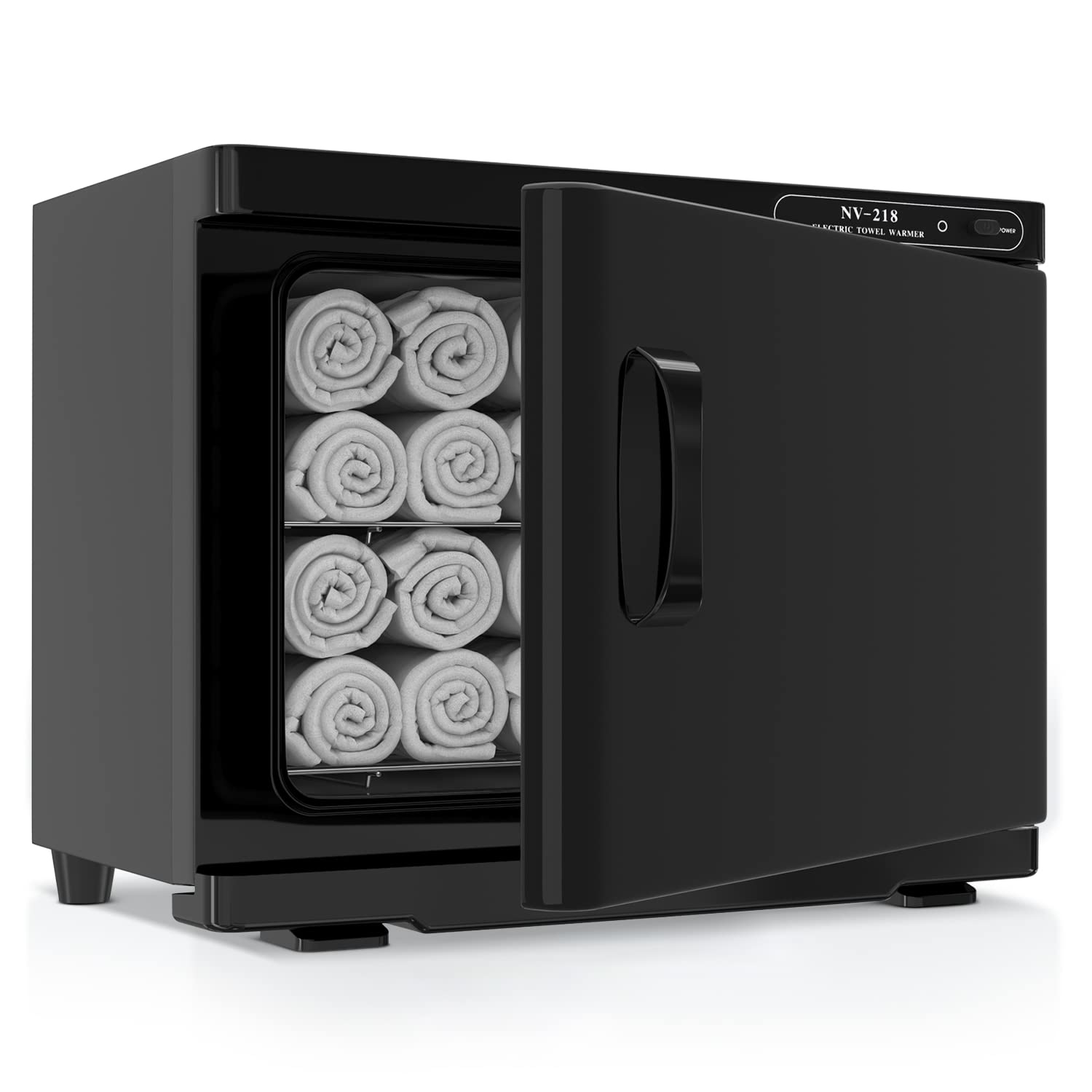 StateRiver Towel Warmer Cabinet, 23L Large Hot Bath Towel Warmer Heating Use for Facial Spa, Hair Beauty, Salon Equipment and Home- Black