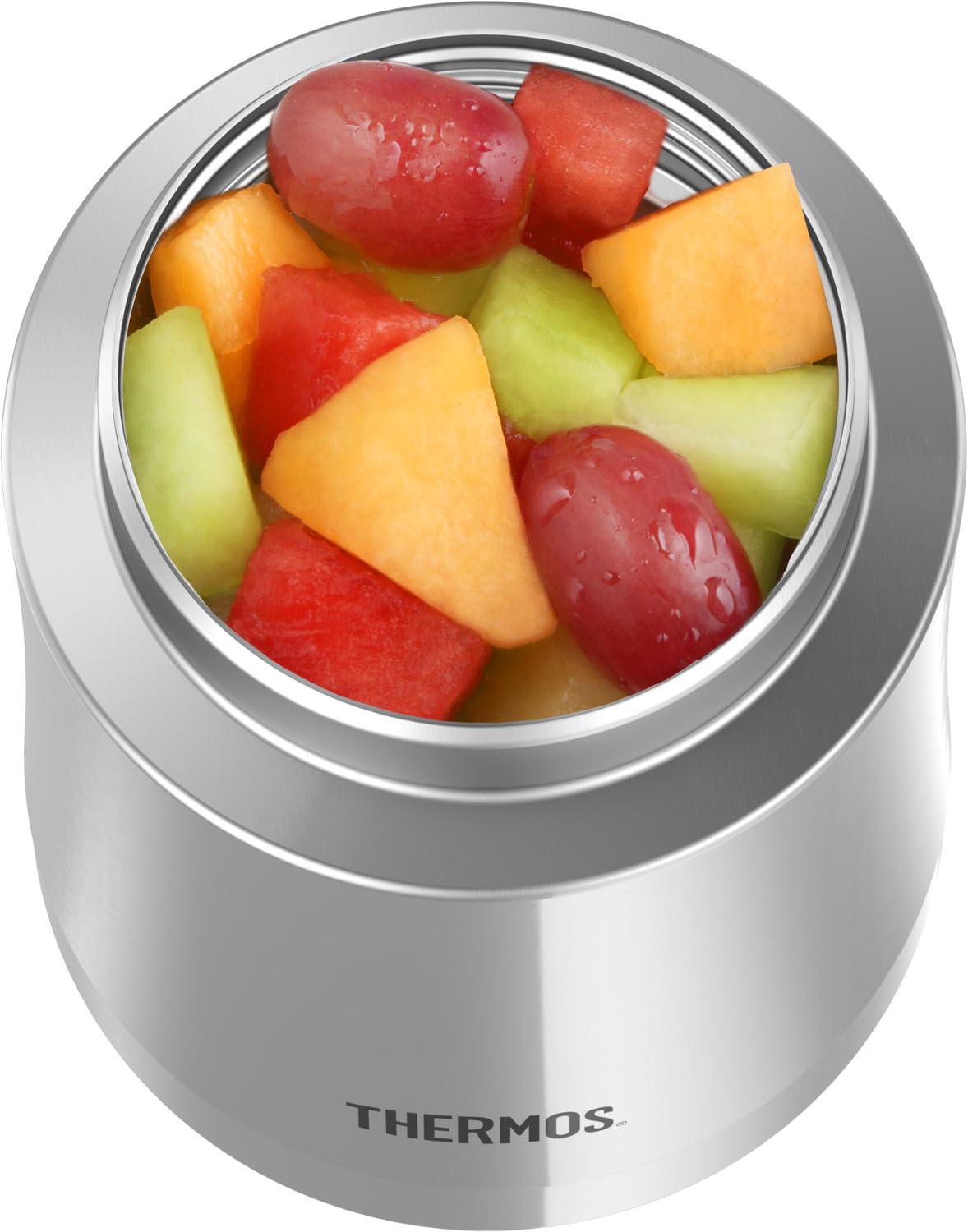 Thermos Izolowany podróżny pojemnik na żywność ze stali nierdzewnej z pokrywką, 45 ml, czarny