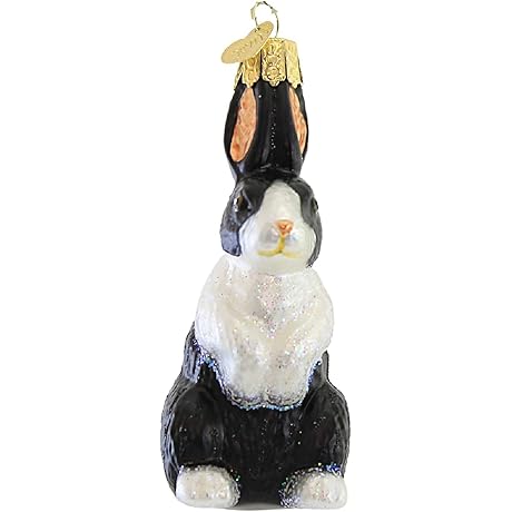 Old World Christmas Dutch Rabbit Glass Blown Ornament