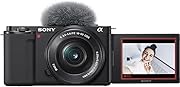 SONY(ソニー) Vlog用カメラ レンズ交換式VLOGCAM APS-C ミラーレス一眼カメラ ZV-E10 パワーズームレンズキット(同梱レンズ:SELP1650) ウィンドスクリーン付属 ブラック ZV-E10L B