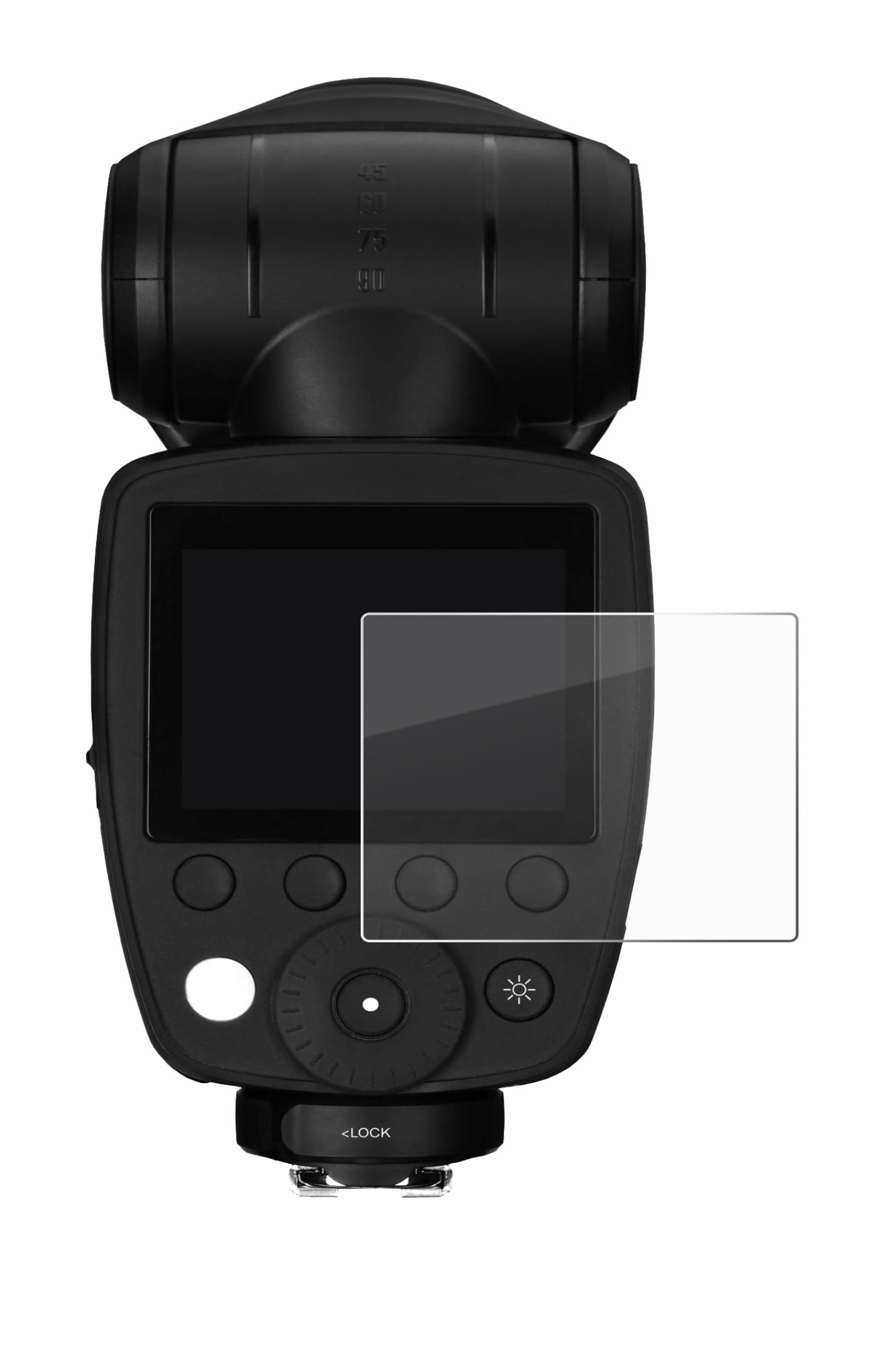 upscreen Screen Protector Film for Profoto A10-9H Glass Protection, Extreme Scratch Resistant, Clear