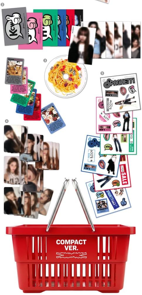 LE-SSERAFIM Spaghetti [Compact ver.] 1st Single Album (6 ver. SET)